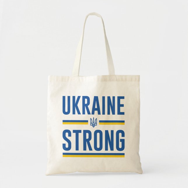 Ukraine Strong Tote Bag (Front)