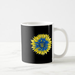 Ukraine Sunflower Pocket Style Retro Floral Ukrain Coffee Mug