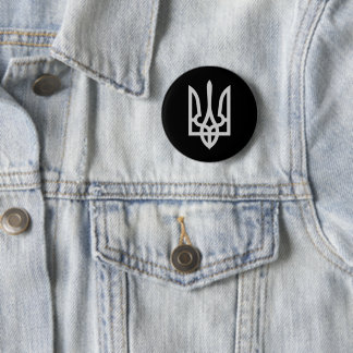 Ukraine support 6 cm round badge
