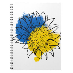 Ukraine Support Sunflower Notebook