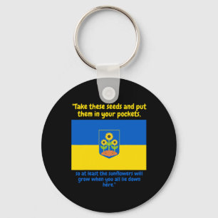 Ukraine Support Sunflower Pur These Seeds In Your Key Ring