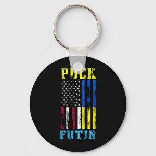 Ukraine Supports End War Promote Peace Ukrainian Key Ring