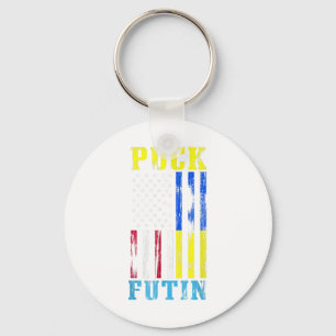 Ukraine Supports End War Promote Peace Ukrainian Key Ring