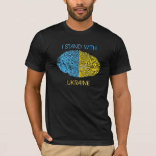 Ukraine T-Shirt Ukrainian Roots Nationality Herita