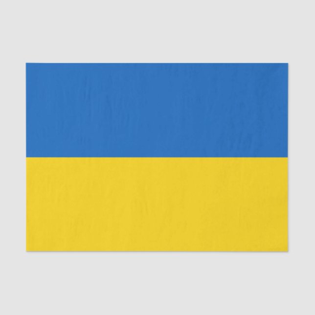 Ukraine tissue paper, Ukrainian Flag tissue paper (Front)
