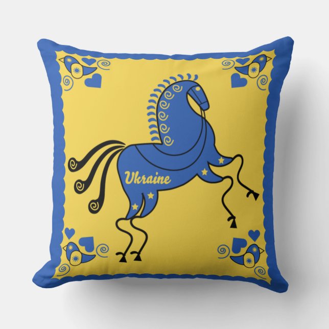Ukraine Traditional Slavic Folk Art   Cushion (Front)