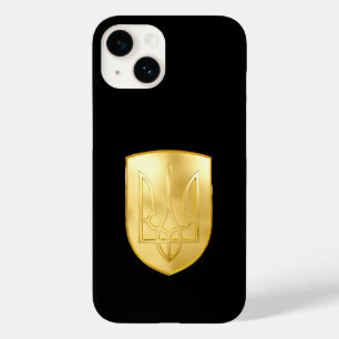 Ukraine Trident Gerfalcon Crest Gold Look Case-Mate iPhone 14 Case