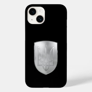 Ukraine Trident Gerfalcon Crest Silver Look Case-Mate iPhone 14 Case