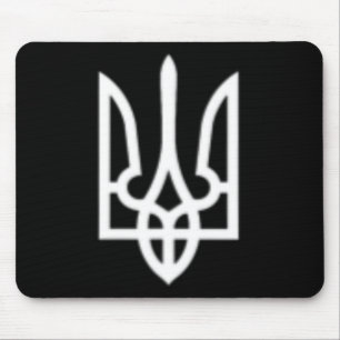 Ukraine Trident Symbol Middle Ukrainian Army Milit Mouse Pad