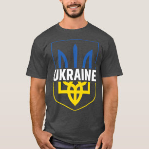Ukraine Trident T Pride Coat of Arms Ukrainian Try T-Shirt