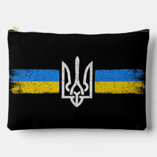 Ukraine Trident - Ukraine Flag Symbol Accessory Pouch
