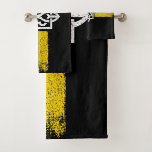 Ukraine Trident - Ukraine Flag Symbol Bath Towel Set
