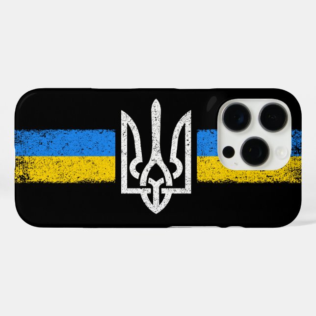 Ukraine Trident - Ukraine Flag Symbol Case-Mate iPhone Case (Back (Horizontal))