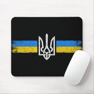 Ukraine Trident - Ukraine Flag Symbol Mouse Pad