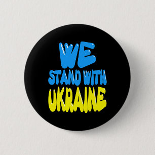 Ukraine Trident Ukraine Flag Ukrainian Flag Ukrain 6 Cm Round Badge