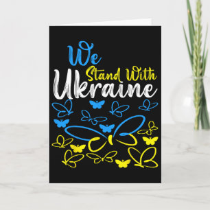 Ukraine Trident Ukraine Flag Ukrainian Flag Ukrain Card
