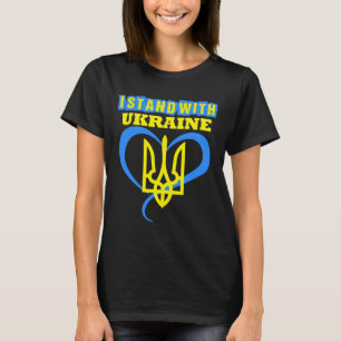 Ukraine Trident Ukraine Flag Ukrainian Flag Ukrain T-Shirt
