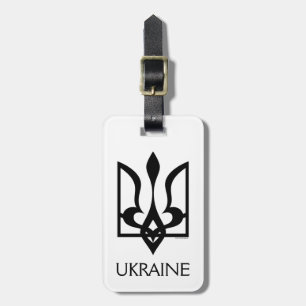 UKRAINE Tryzub Luggage Tag