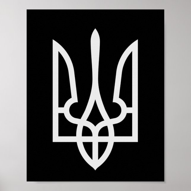 Ukraine Tryzub Poster (Front)