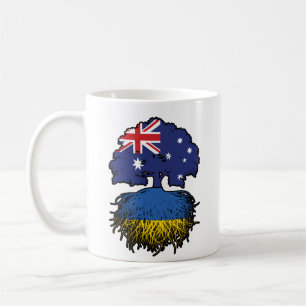 Ukraine Ukrainian Australian Australia Tree Roots Coffee Mug