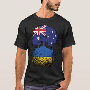 Ukraine Ukrainian Australian Australia Tree Roots T-Shirt