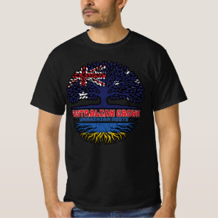 Ukraine Ukrainian Australian Australia Tree Roots T-Shirt