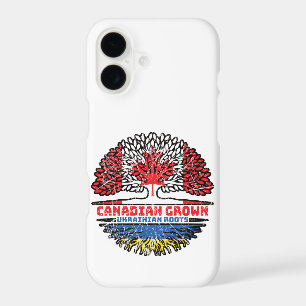 Ukraine Ukrainian Canadian Canada Tree Roots Flag