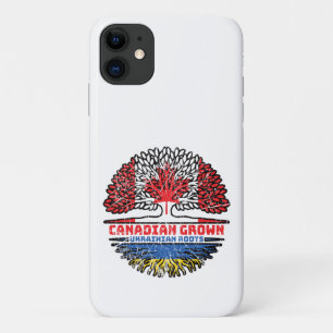 Ukraine Ukrainian Canadian Canada Tree Roots Flag iPhone 11 Case