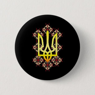Ukraine Ukrainian Cossack Kiev Homeland Country St 6 Cm Round Badge