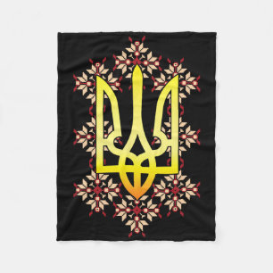 Ukraine Ukrainian Cossack Kiev Homeland Country St Fleece Blanket