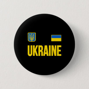 Ukraine Ukrainian Flag 2 6 Cm Round Badge