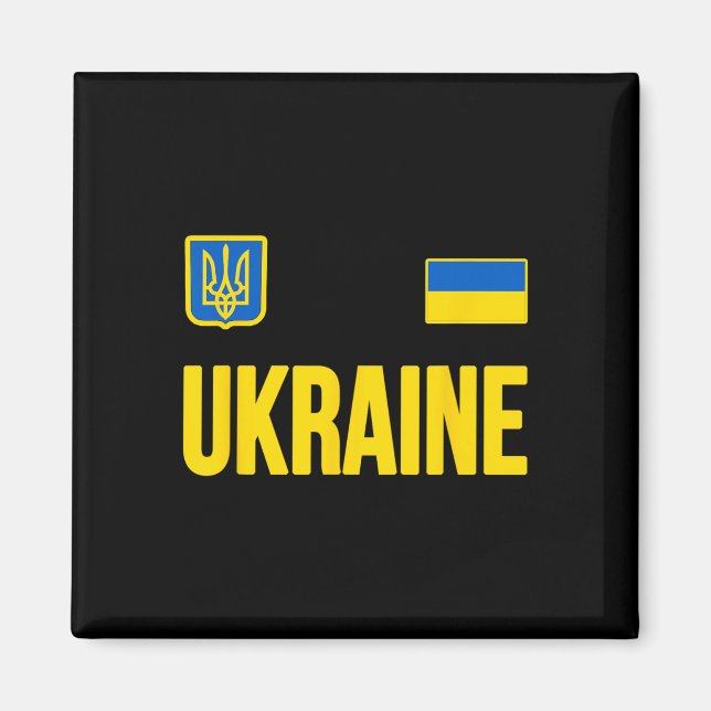 Ukraine Ukrainian Flag 2  Magnet (Front)