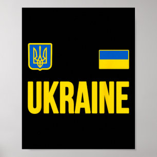 Ukraine Ukrainian Flag 2 Poster