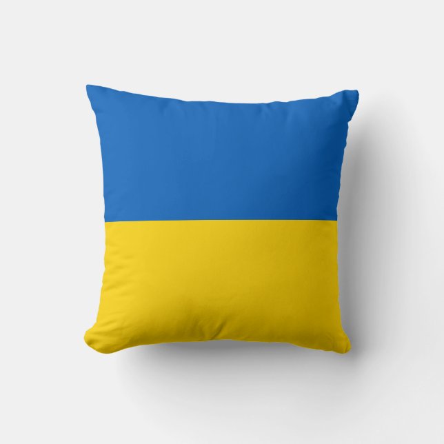 Ukraine (Ukrainian) Flag Cushion (Front)