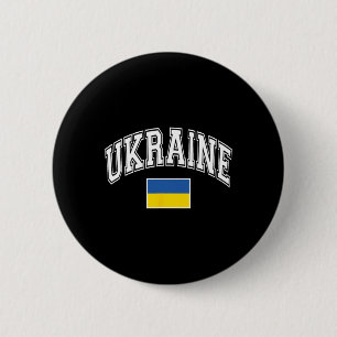 Ukraine Ukrainian Flag Graphic 2 6 Cm Round Badge