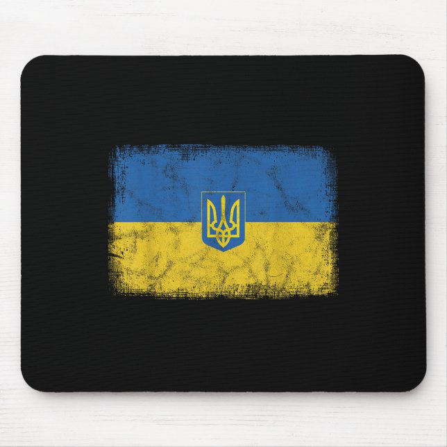Ukraine Ukrainian Flag  Mouse Pad (Front)
