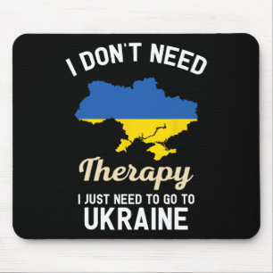 Ukraine Ukrainian Flag Ukrainians Gift 1 Mouse Pad
