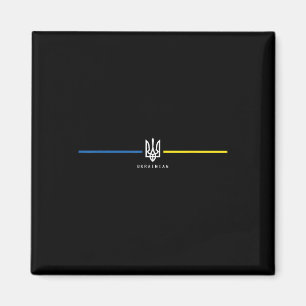 Ukraine Ukrainian Flag Zelensky Tryzub Military  Magnet