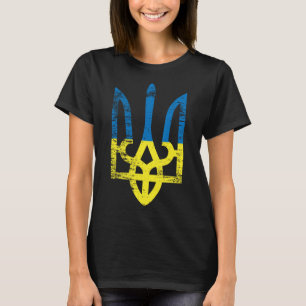 Ukraine Ukrainian Kiew Trysub Flag 15 T-Shirt