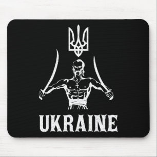 Ukraine Ukrainian Kiew Trysub Flag 8 Mouse Pad