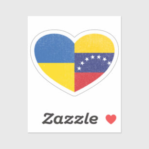 Ukraine Ukrainian Venezuela Venezuelan Heart Love