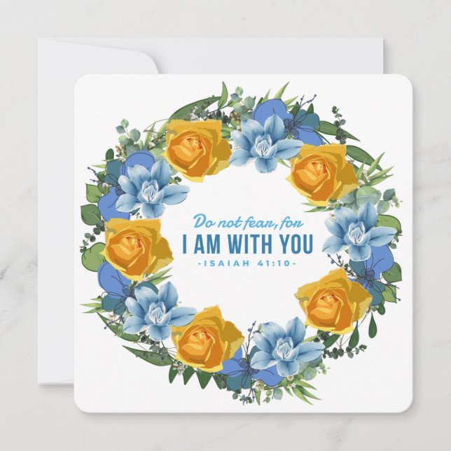 Ukraine Ukrainian Wreath Flowers Faith Hope (Front)