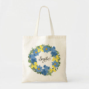 Ukraine Ukrainian Wreath Flowers Faith Hope Tote Bag