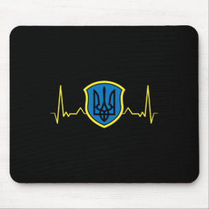 Ukraine Ukrainians Ukrainian Kiev Trysub Flag 13 Mouse Pad