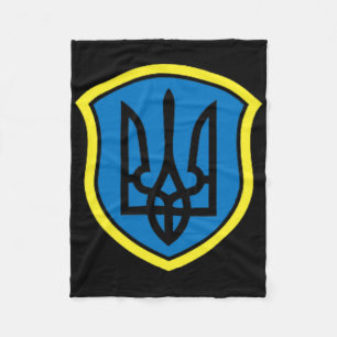 Ukraine Ukrainians Ukrainian Kiev Trysub Flag 15 Fleece Blanket