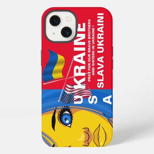 UKRAINE USA   Case-Mate iPhone CASE  (Back)