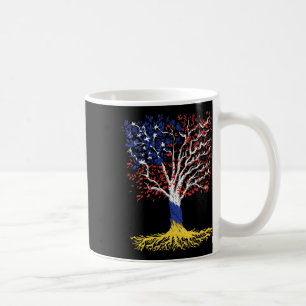 Ukraine Usa Friendship America Ukrainian Roots Coffee Mug