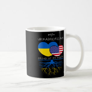 Ukraine Usa Proud Of Both Countries Ukraimerican 1 Coffee Mug