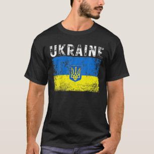 Ukraine Vintage Ukrainian Flag All We Need Is Peac T-Shirt