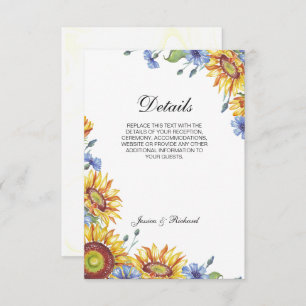 Ukraine Watercolor Details Enclosure Card